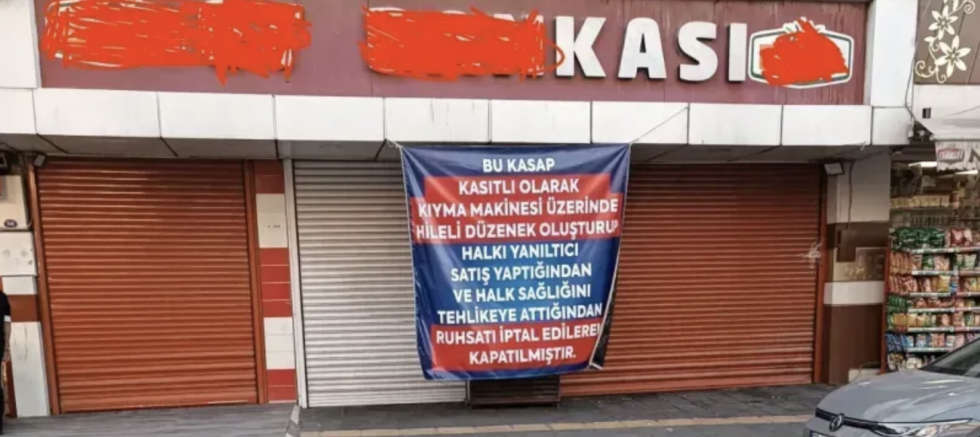 Gaziantep'te o kasabın ruhsatı iptal edildi