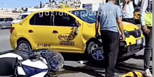 Gaziantep’te Ölümden Dönüldü! TOKİ Işıklarında Feci Kaza: 2 Yaralı