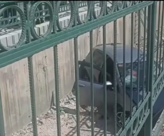 Gaziantep'te otomobil kanala uçtu