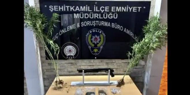 Gaziantep’te Rehine Krizi Şüphelisi Yakalandı: Evden Silah ve Uyuşturucu Çıktı