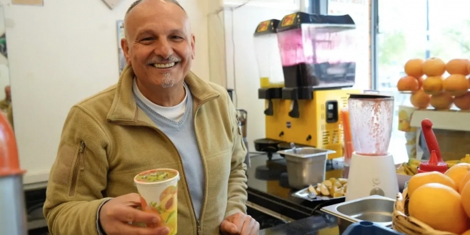 Gaziantep'te şifa kaynağı doğal sıkım 'atom'a yaz-kış yoğun talep