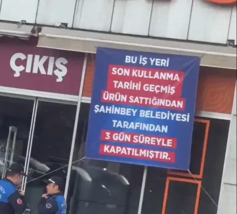 Gaziantep'te skandal! Markete mühür vuruldu