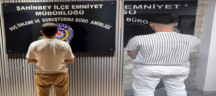Gaziantep’te Suçlular Kıskıvrak Yakalandı!