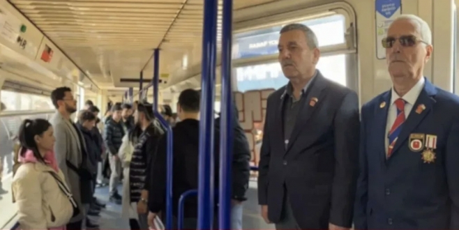 Gaziantep’te tramvayda herkes ayağa kalktı!