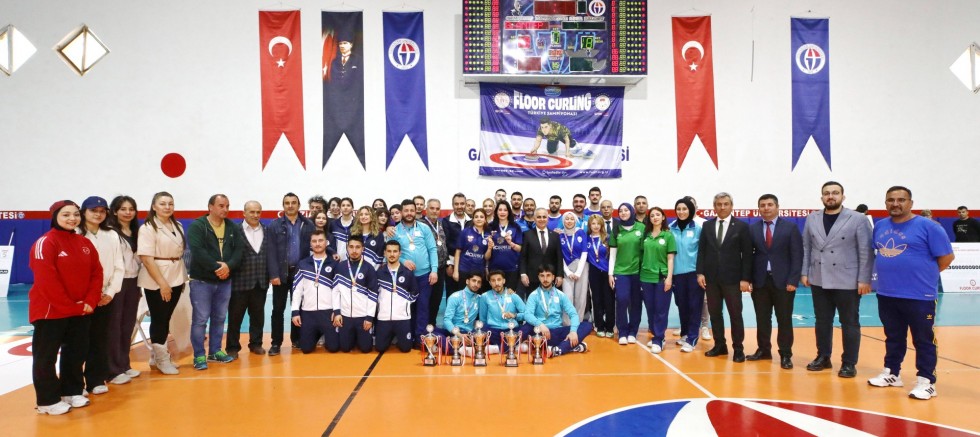 GAZİANTEP’TE ÜNİLİG FLOOR CURLİNG TÜRKİYE ŞAMPİYONASI TAMAMLANDI