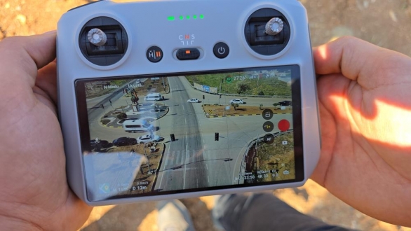 Gaziantep'te Sıfır Kaza, Sıfır Ceza amacıyla dronlarla trafik denetimi yapıldı