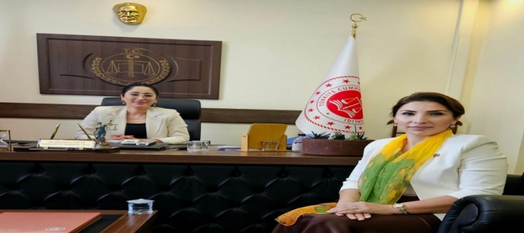 GGC Başkanı Meral Ay’dan Gaziantep’in İlk Kadın Cumhuriyet Başsavcı Vekili Dilvin Atalay Aslan’a Ziyaret