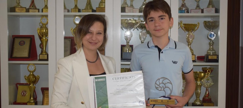 GKV’li Faruk Çalışkan, Fibonacci Matematik Olimpiyatları Şampiyonu