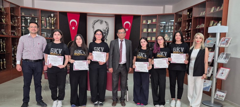 GKV Özel Cemil Alevli Lisesi öğrencileri gururlandırdı