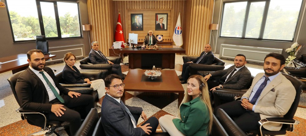 İNŞAAT MÜHENDİSLERİ ODASI REKTÖR DOĞAN’I ZİYARET ETTİ