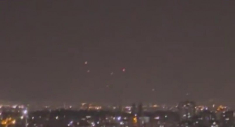 İran'ın İsrail'e attığı füzeler gece boyunca Gaziantep'ten görüldü