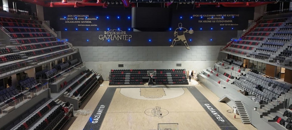 KAMİL OCAK SPOR SALONU, 25 ARALIK’TA GAZİ OYUNLARIYLA KAPILARINI AÇIYOR