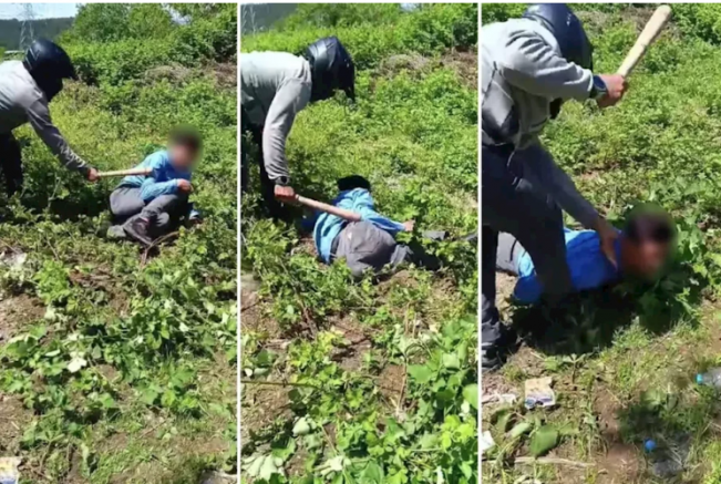 Kan donduran işkence kamerada