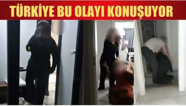 Kocasını komşusuyla bastı çılgına döndü