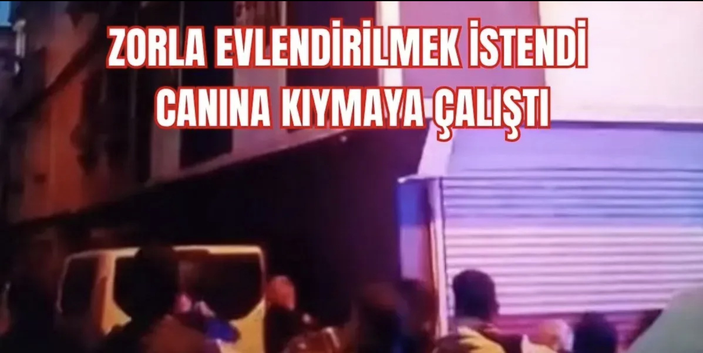 Zorla evlendirmeye isyan