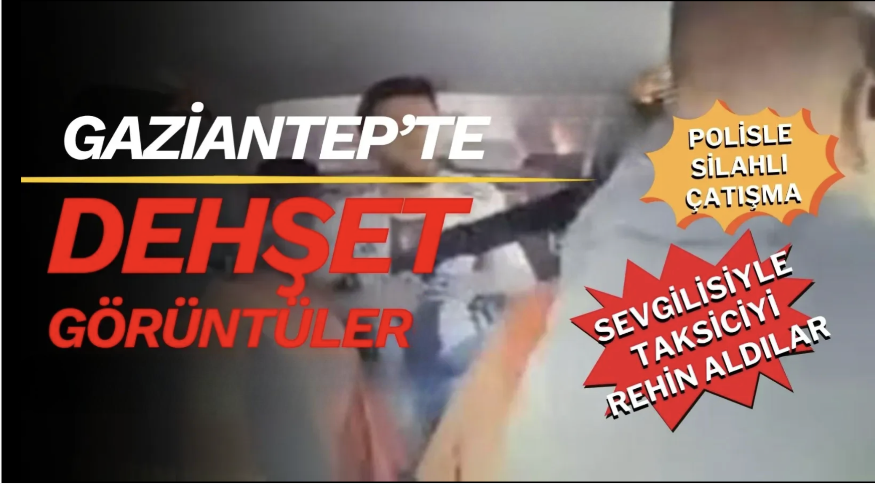 Gaziantep’te film gibi olay kameraya saniye saniye yansıdı