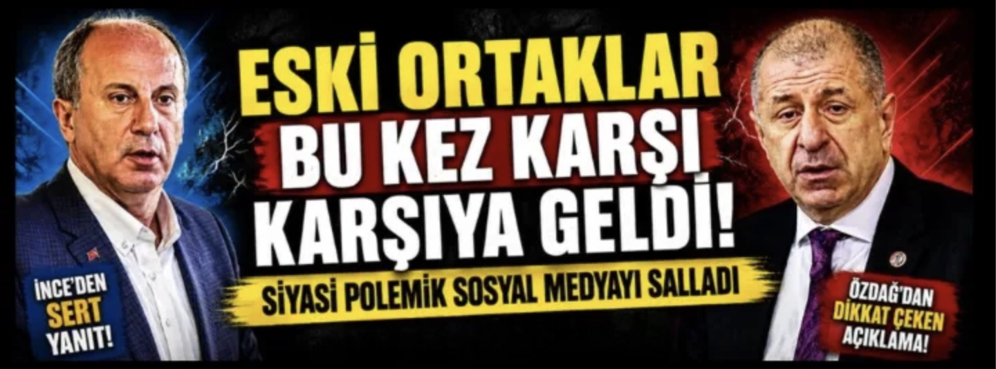 Eski Ortaklar Bu Kez Karşı Karşıya Geldi: Siyasi Polemik Sosyal Medyayı Salladı