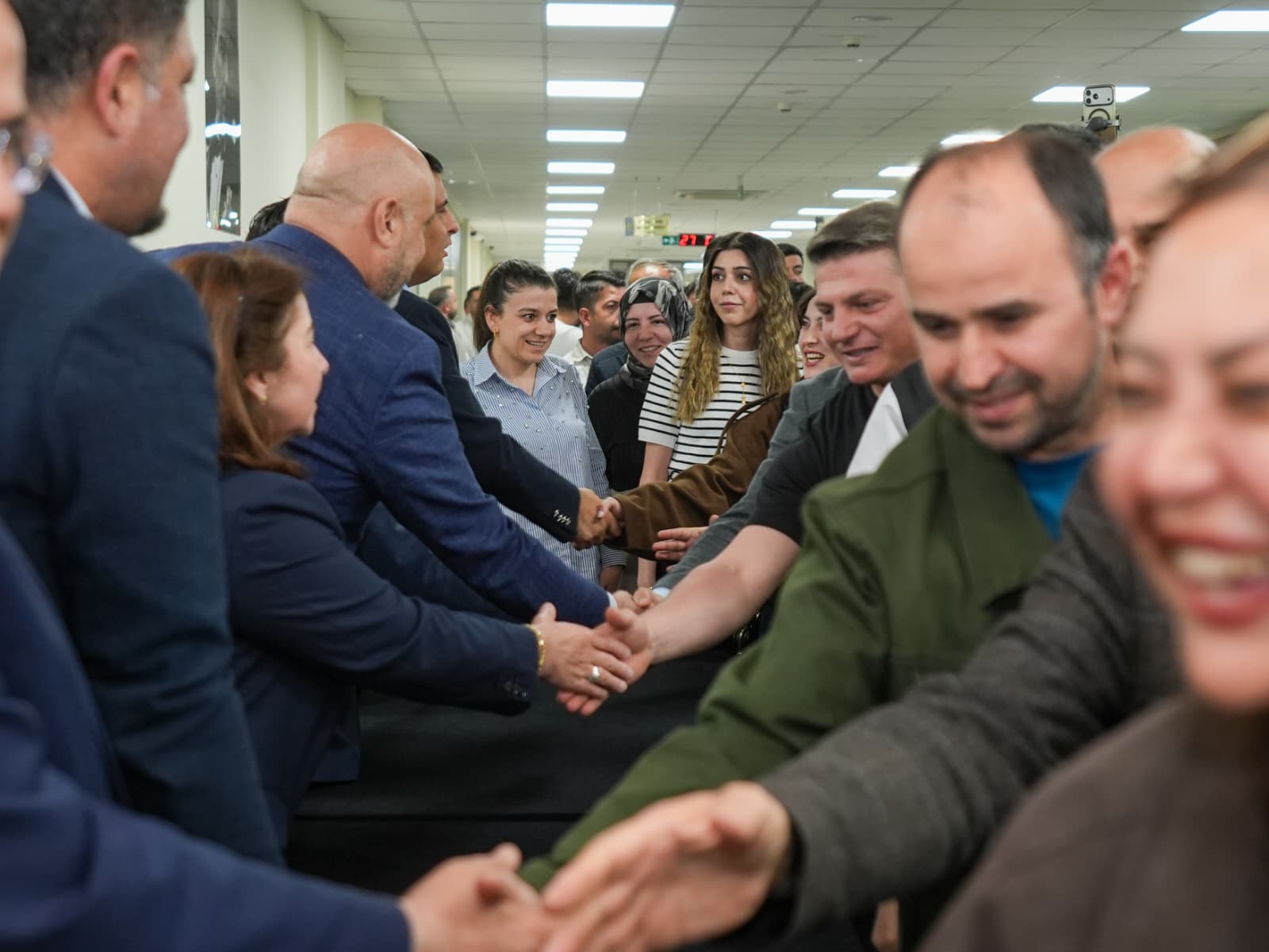 Başkan Yılmaz Personelle Bayramlaştı