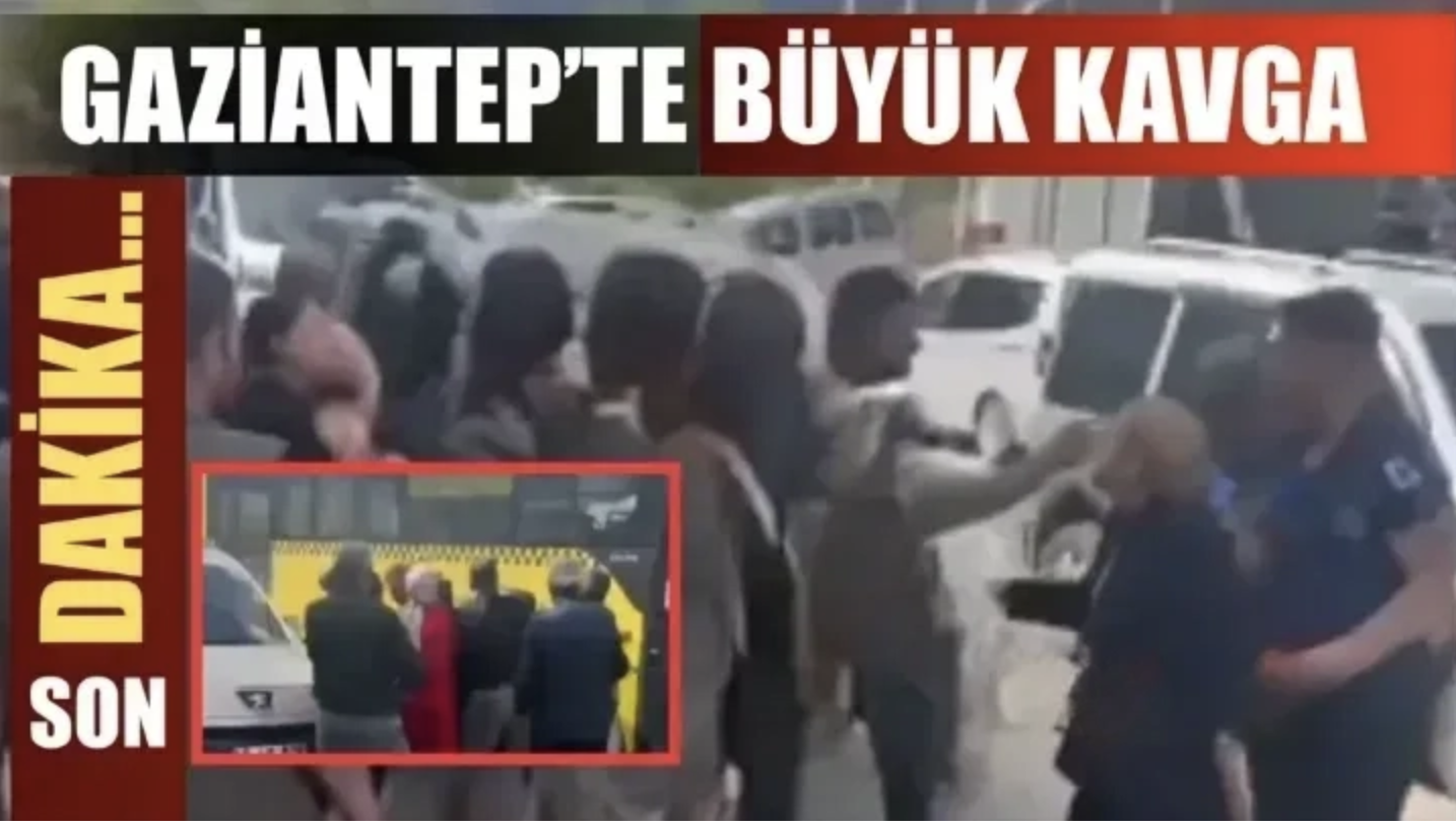 Gaziantep’te gergin anlar