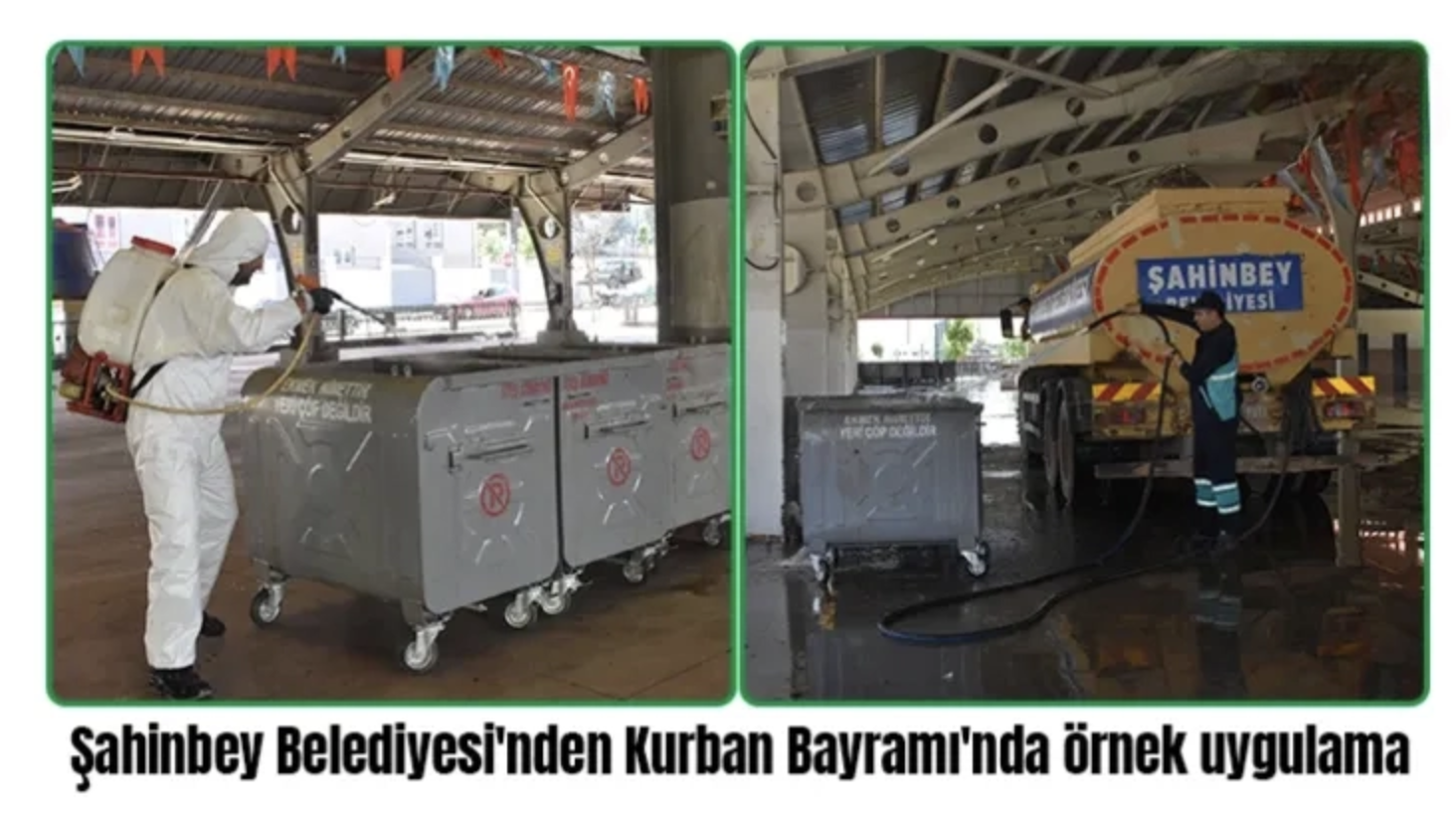 Şahinbey Belediyesi'nden Kurban Bayramı'nda örnek uygulama