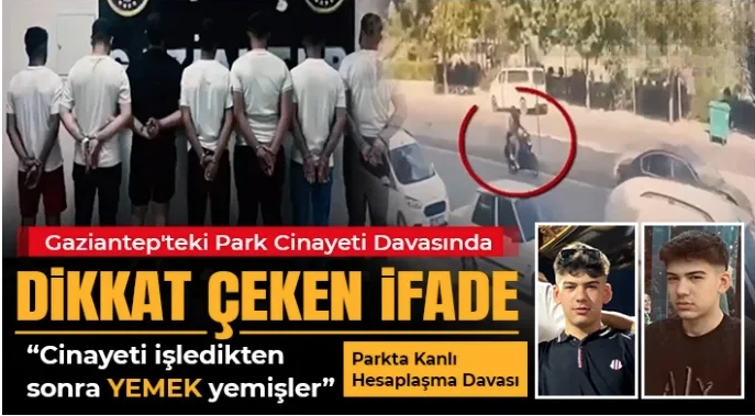 Gaziantep'te Park Cinayeti Davası: Sanıkların İfadeleri Duruşmaya Damga Vurdu