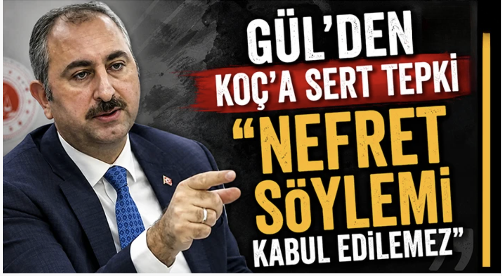 Gül'den Koç'a sert tepki