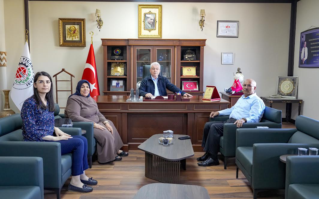 HACI RABİA KOYUNCU VE ABDULLAH KOYUNCU’DAN NTO BAŞKANIMIZ MEHMET ÖZYURT’A ANLAMLI ZİYARET