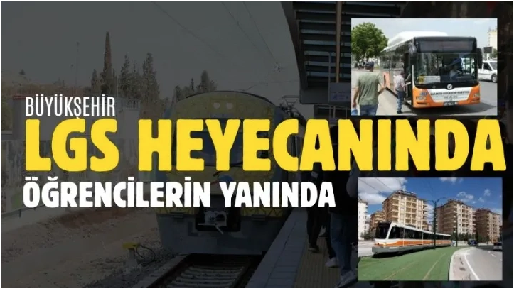 BÜYÜKŞEHİR LGS HEYECANINDA ÖĞRENCİLERİN YANINDA
