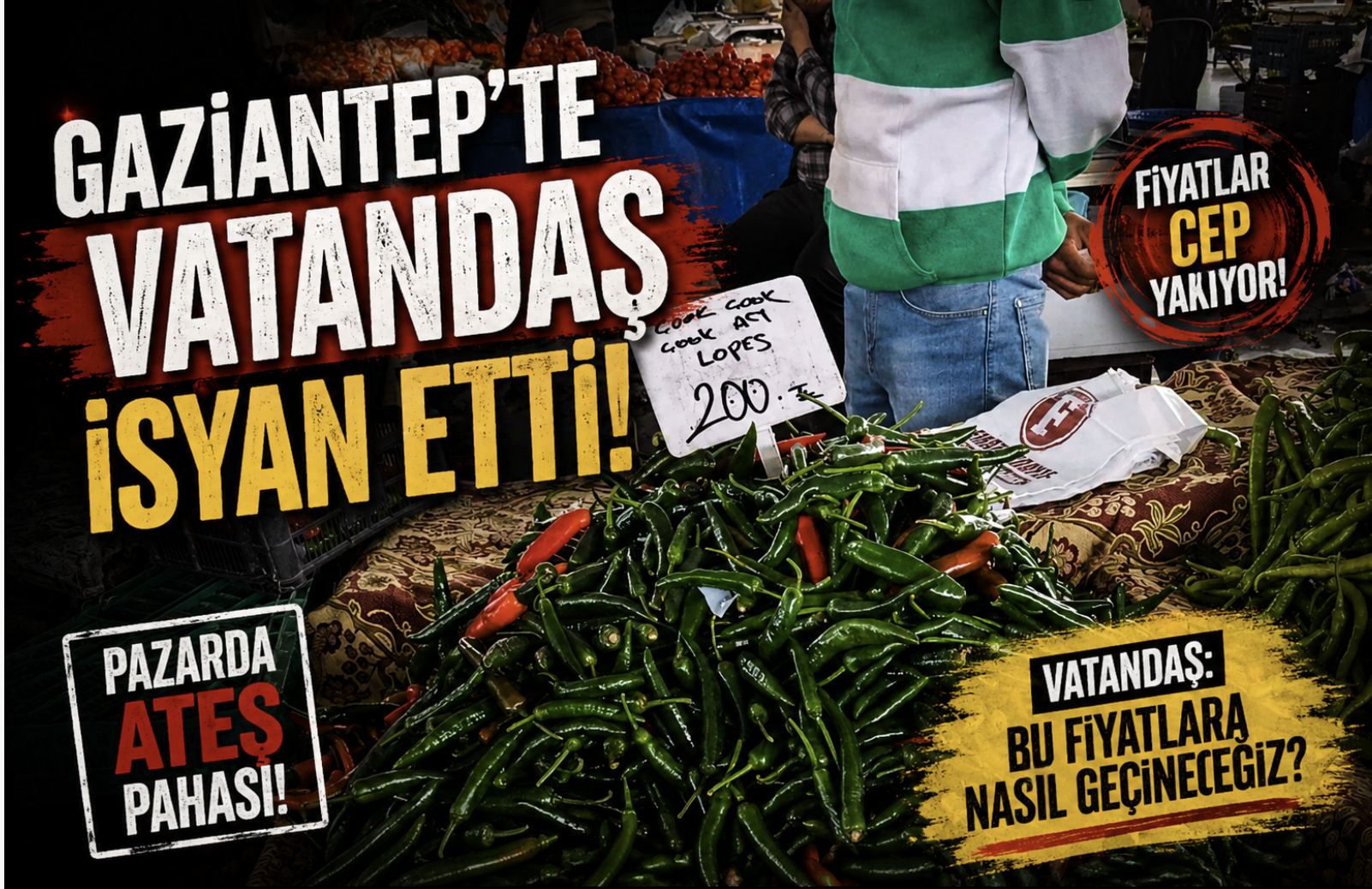 Gaziantep'te vatandaş isyan etti