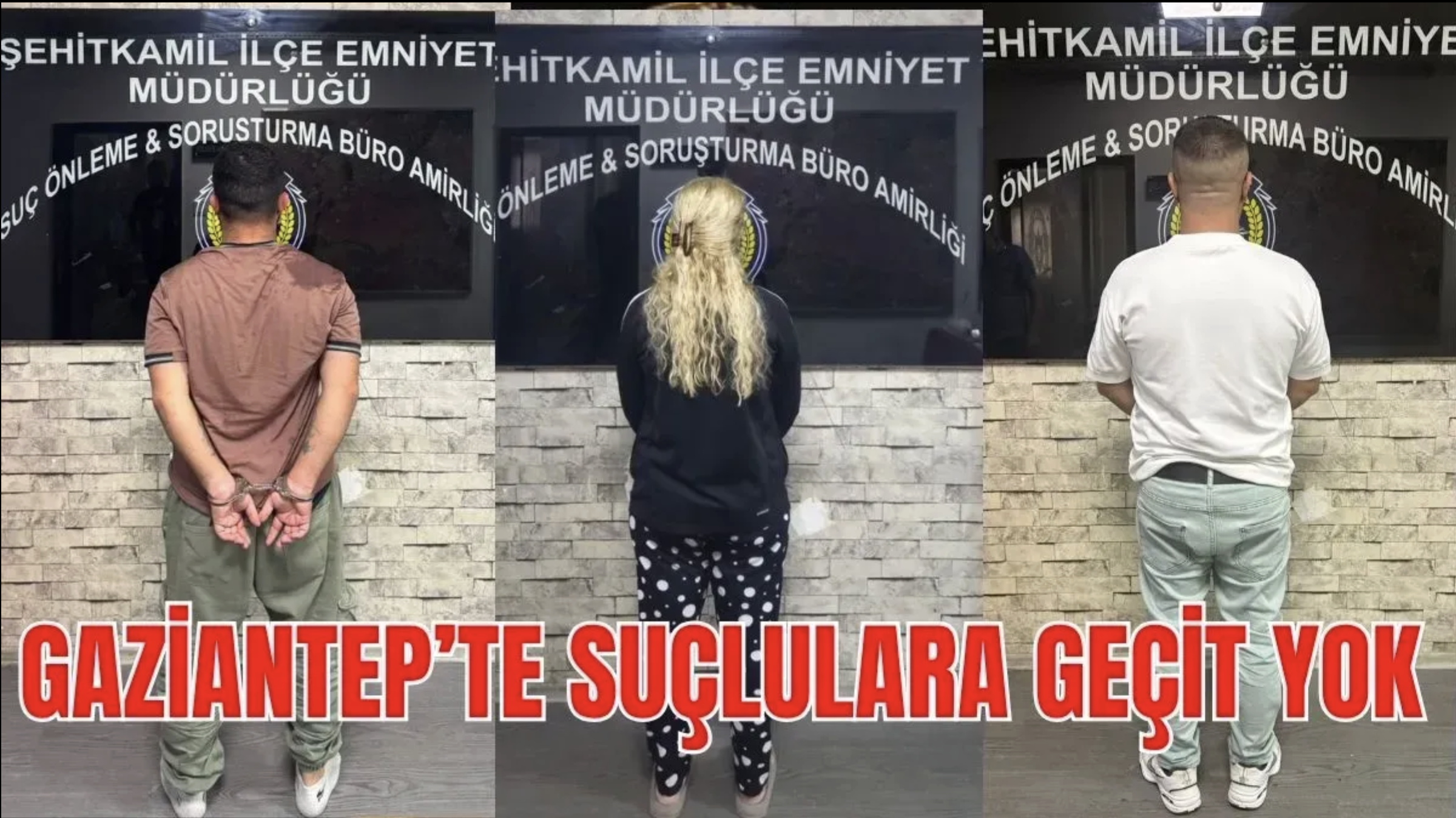 Gaziantep’te firari şahıslar kıskıvrak yakalandı