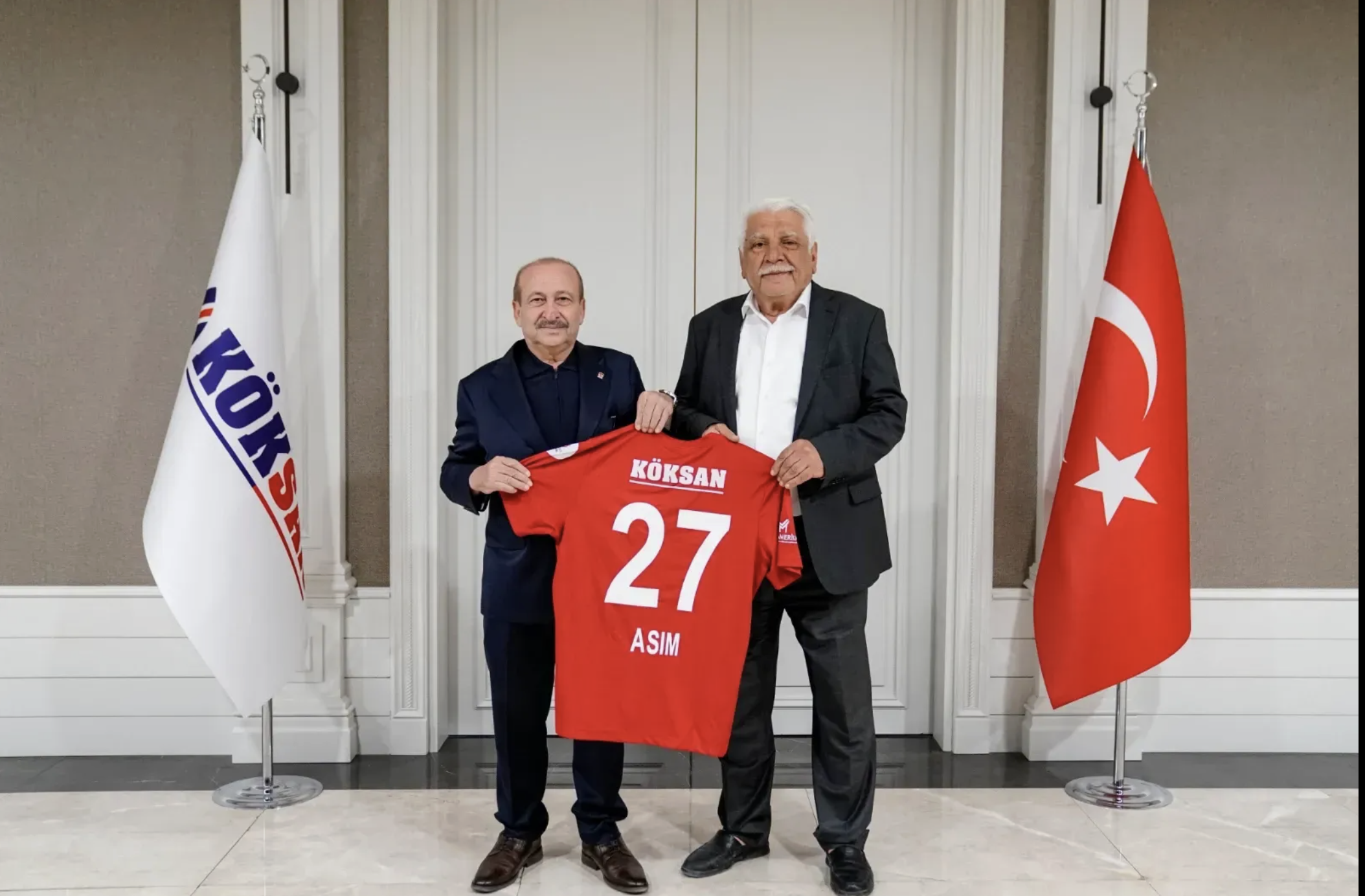 Başkan Yılmaz'dan Köksan'a teşekkür ziyareti