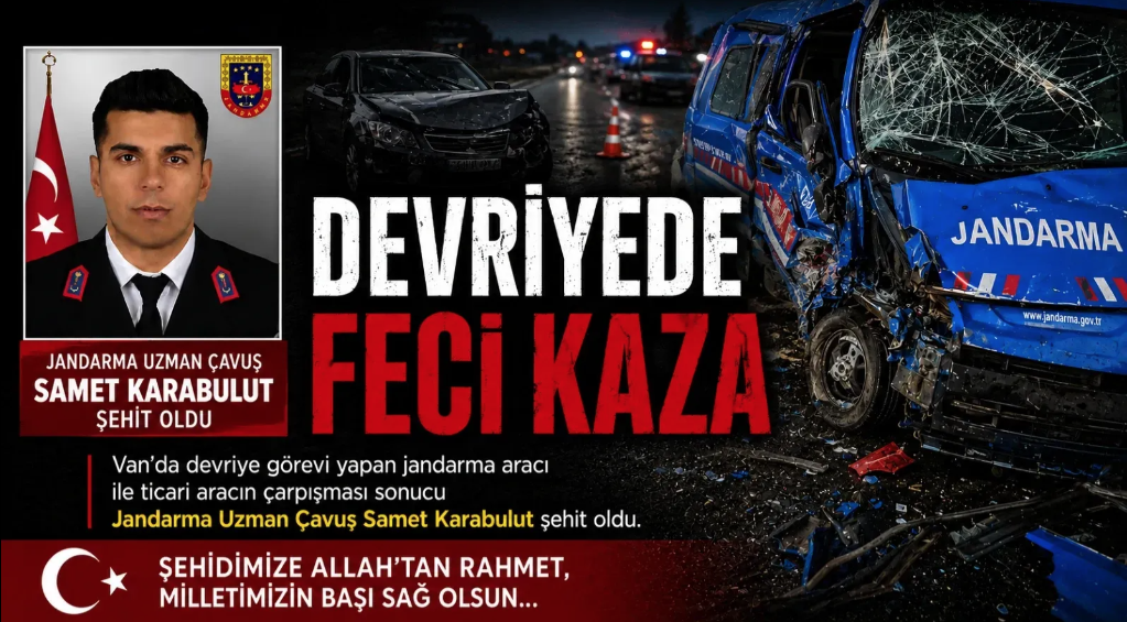 Kahreden Kaza: Uzman Çavuş Şehit, 5 Yaralı Var