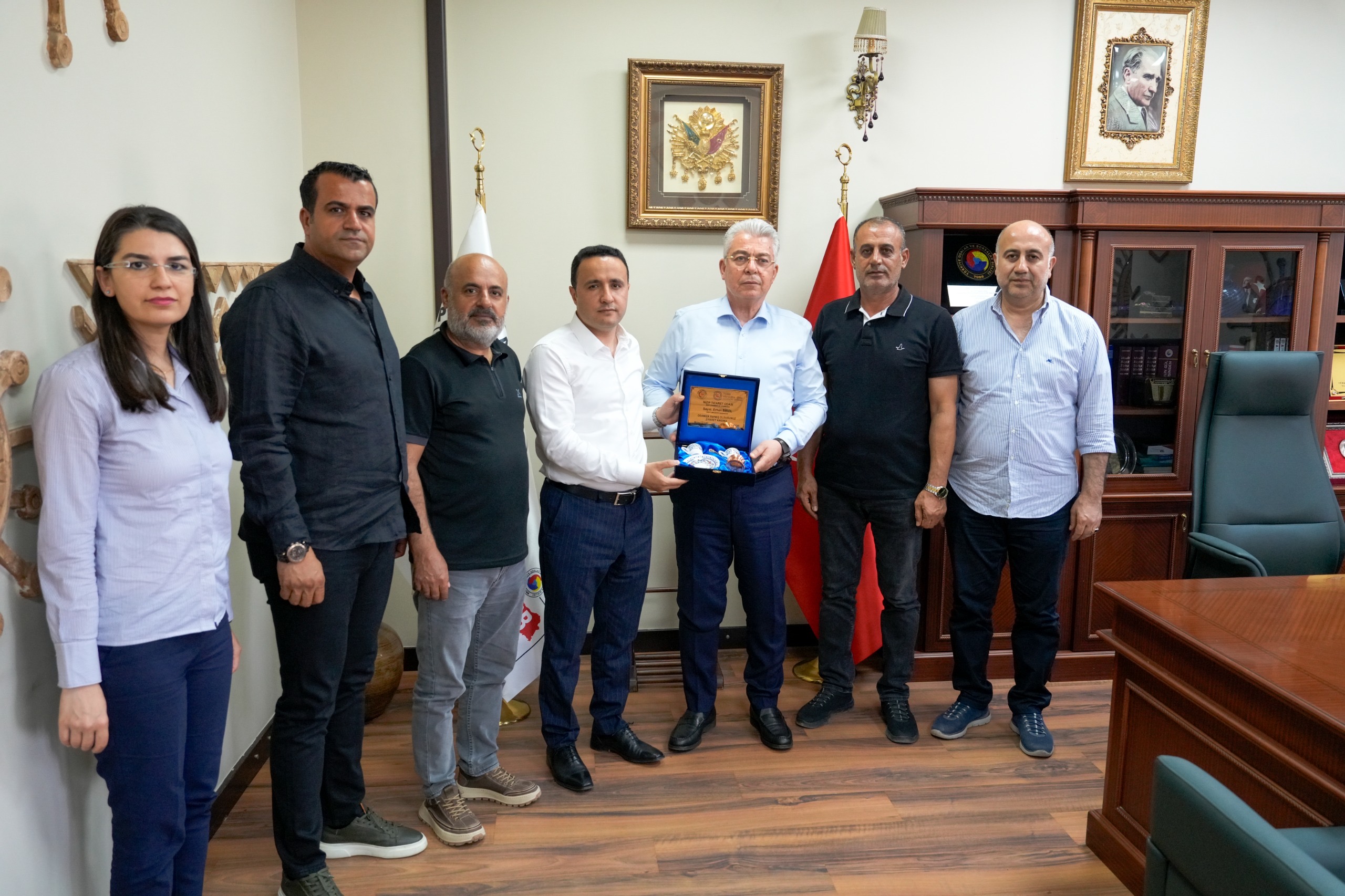 NİZİP CUMHURİYET BAŞSAVCISI SN. ERHAN BİROL’DAN ODAMIZA VEDA ZİYARETİ
