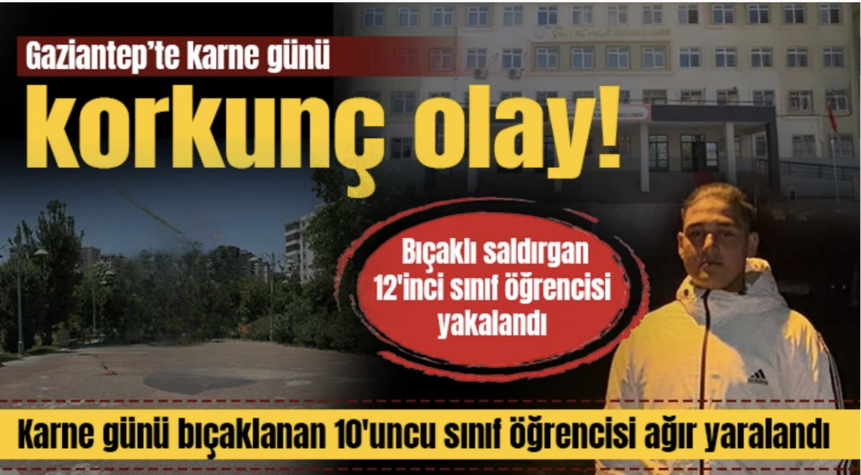 Gaziantep’te karne günü kavga: 10'uncu sınıf öğrencisi ağır yaralandı