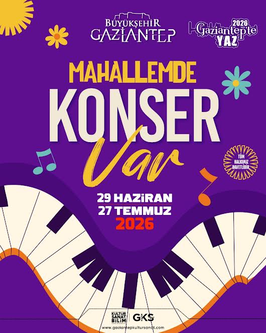 “MAHALLEMDE KONSER VAR” ETKİNLİĞİ BAŞLIYOR