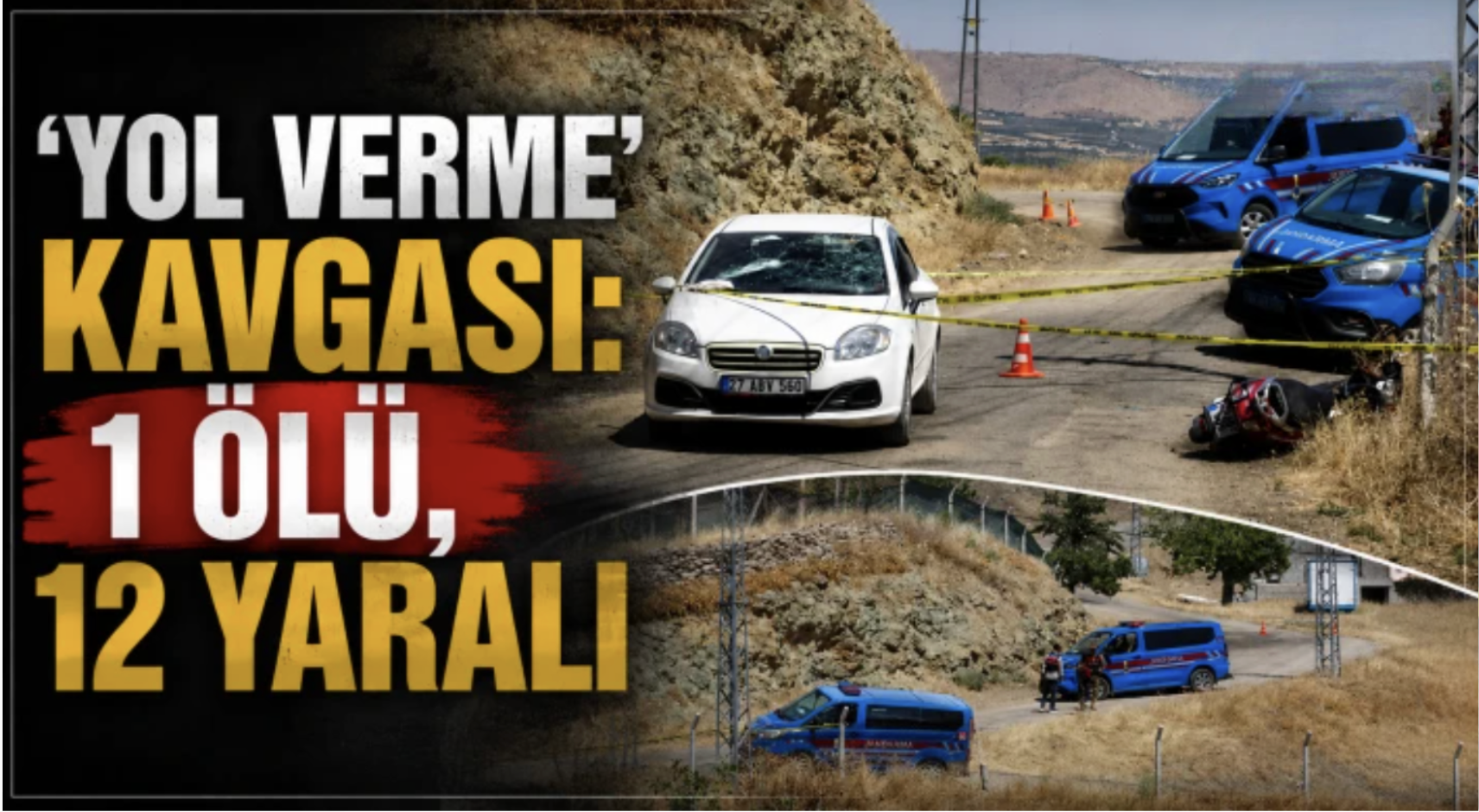 'Yol verme' kavgası: 1 ölü, 12 yaralı