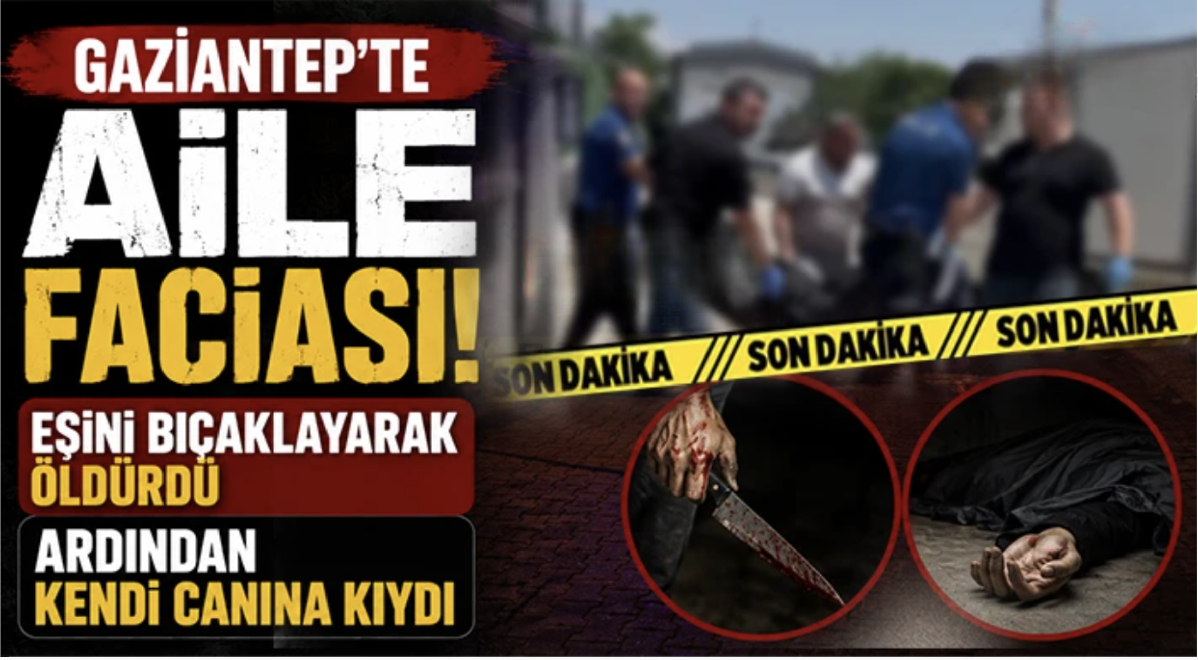Gaziantep’te cinnet: Karısı öldürüp kendini astı