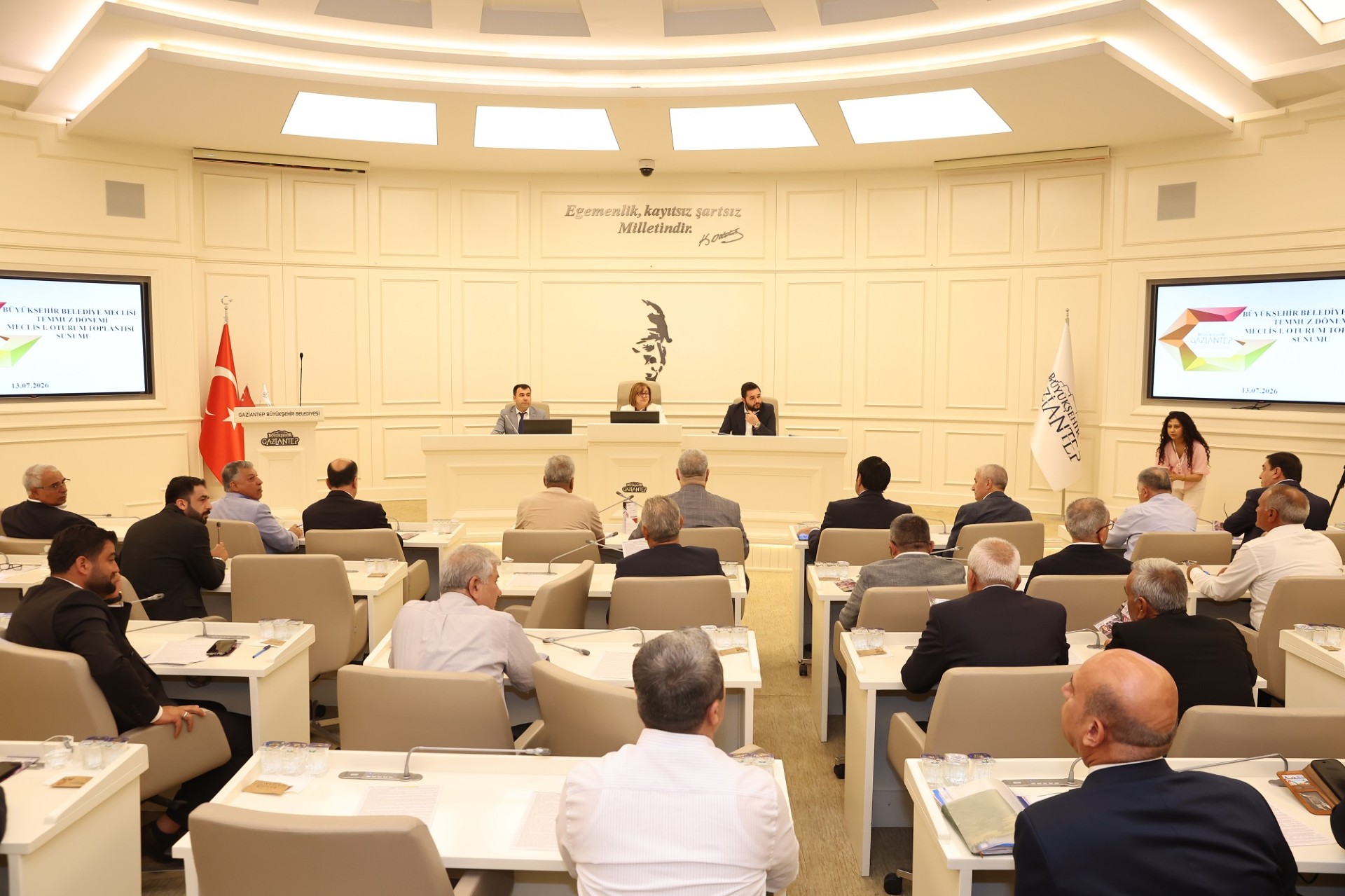 GAZİANTEP BÜYÜKŞEHİR BELEDİYE MECLİSİ TOPLANDI
