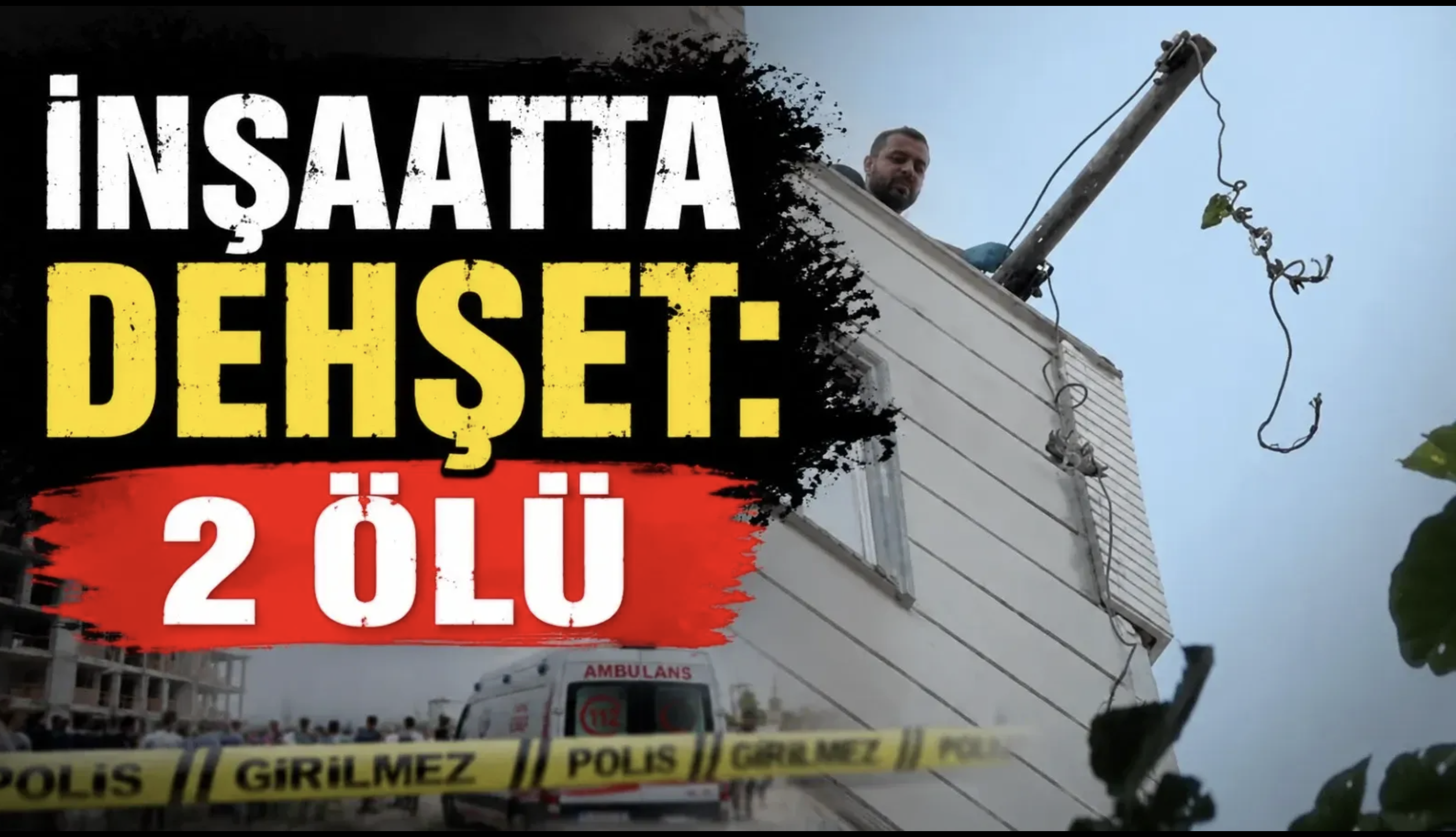 Asansör Çakıldı 2 İşçi Hayatını Kaybetti