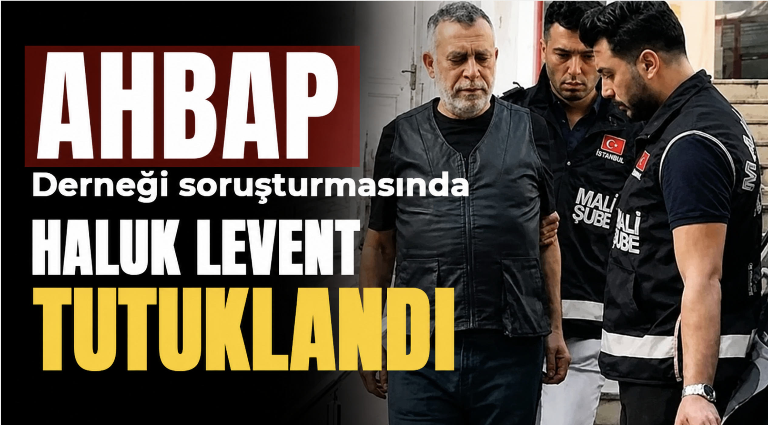 Ahbap Derneği soruşturmasında Haluk Levent tutuklandı