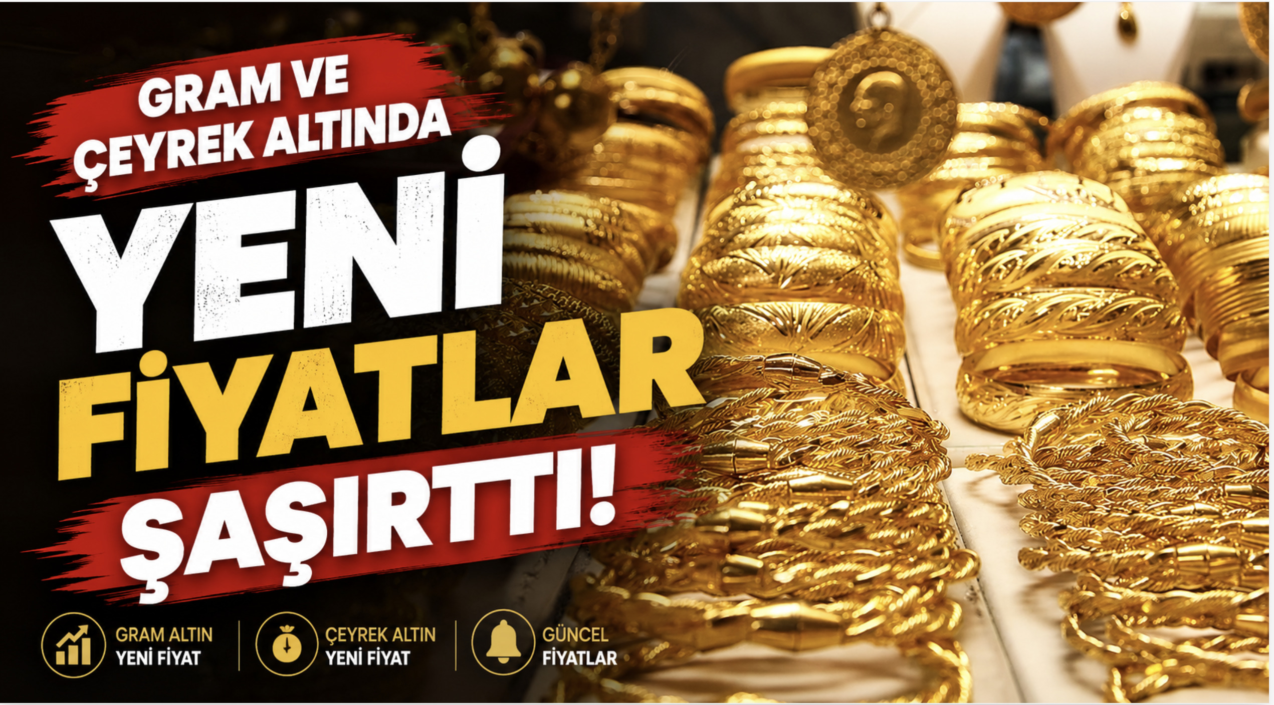 Gram ve Çeyrek Altında Yeni Fiyatlar Şaşırttı