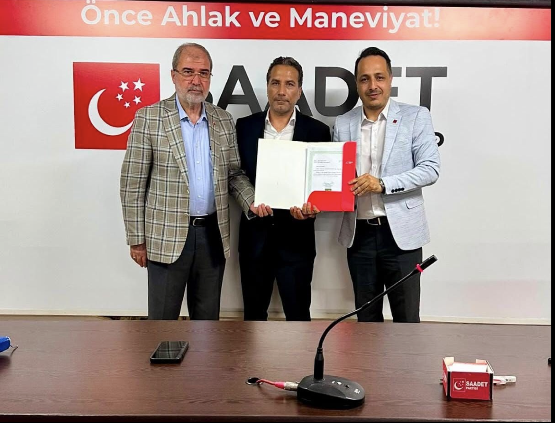 Gaziantep'te Saadet Partisi'ne yeni başkan