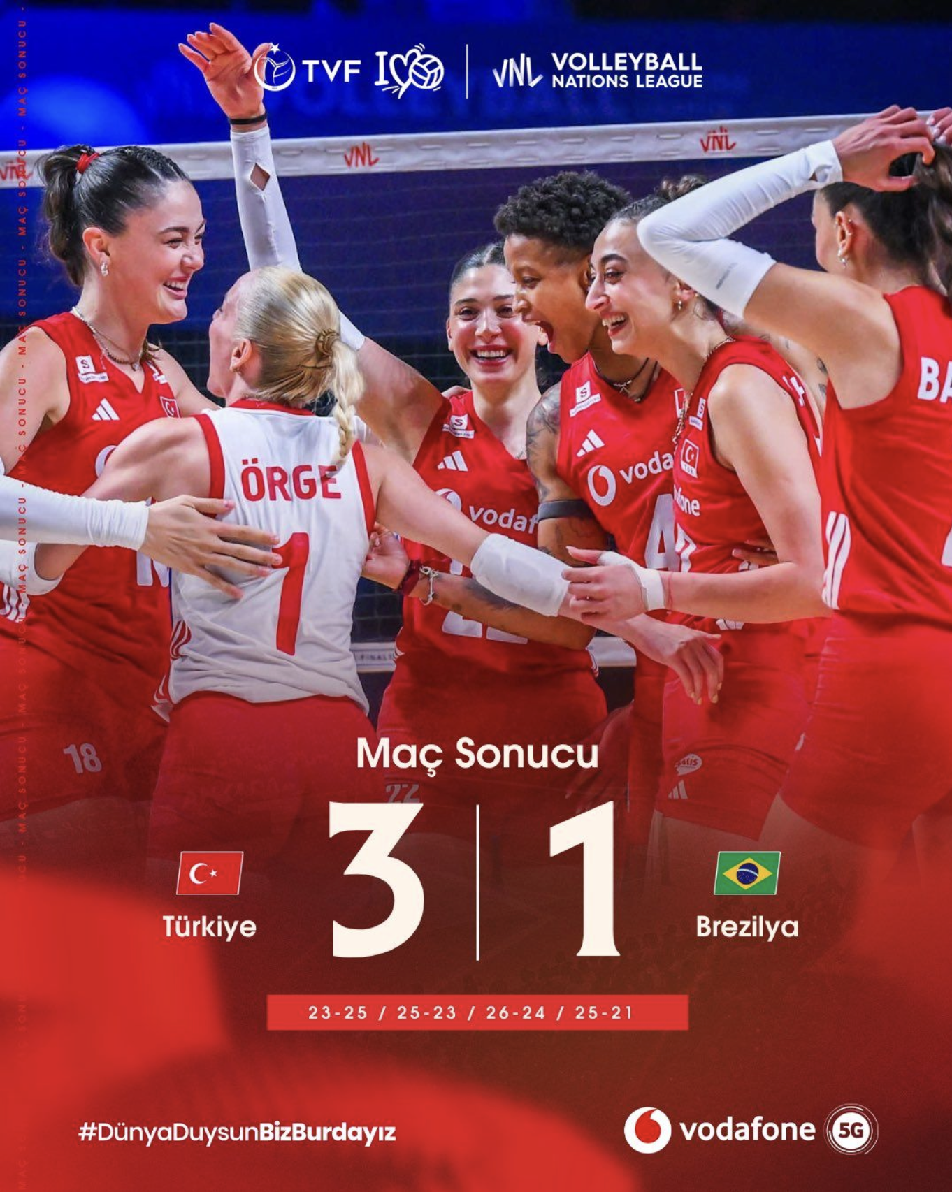 SONDAKİKA! Şampiyon Filenin Sultanları