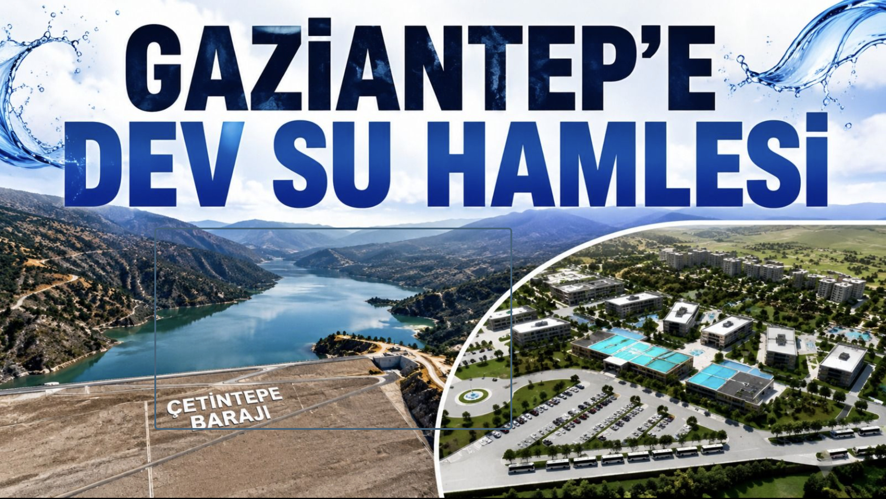 Gaziantep'in su gücü artıyor