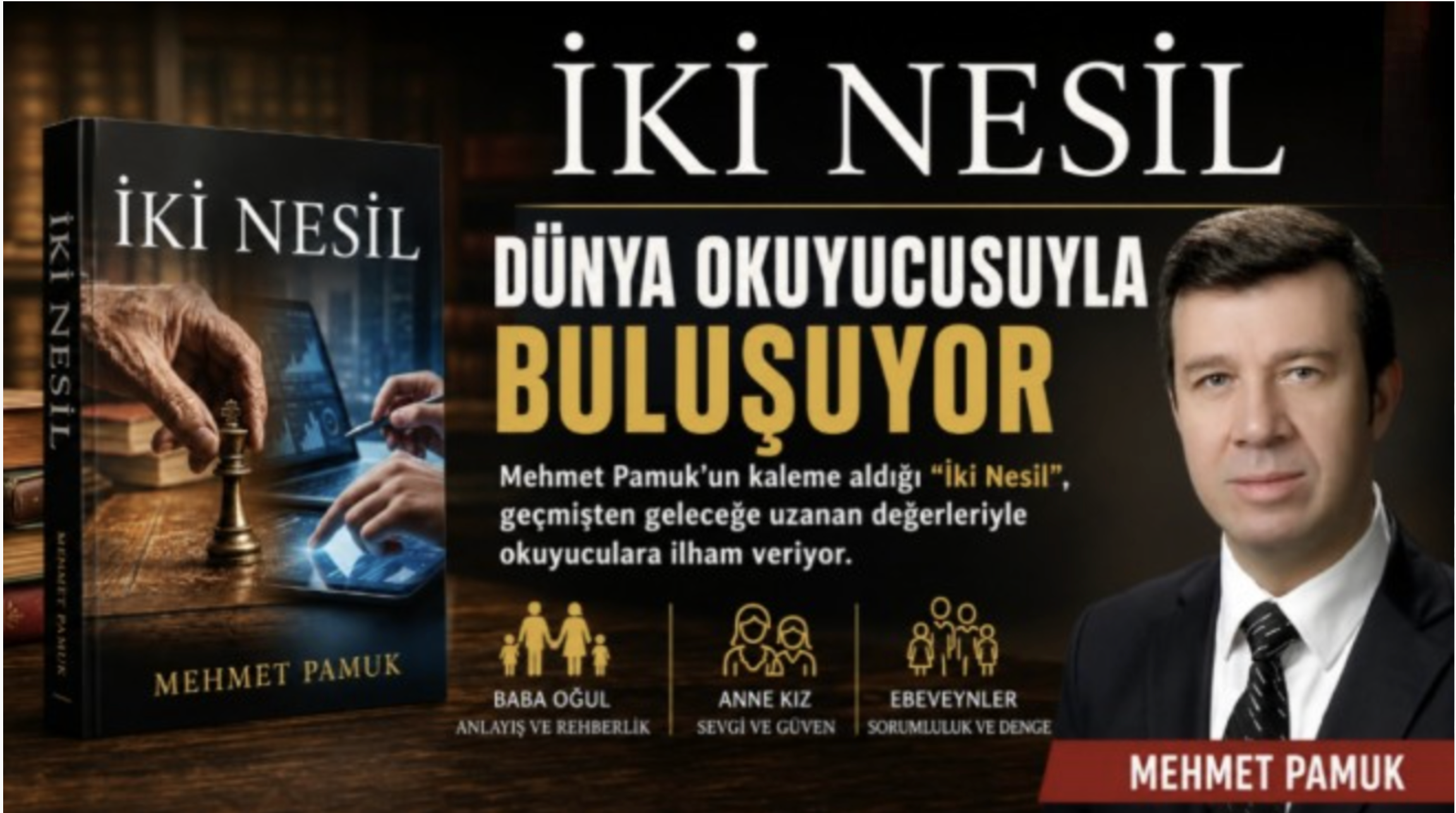 "İki Nesil" Kitabı Okurlarıyla Buluşuyor