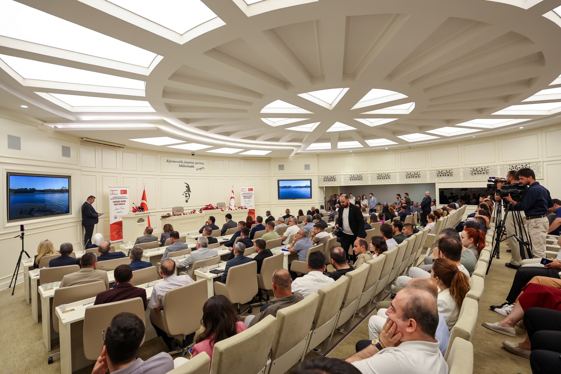 GAZİANTEP, GAZİMAĞUSA İLE KARDEŞ ŞEHİR PROTOKOLÜ İMZALADI