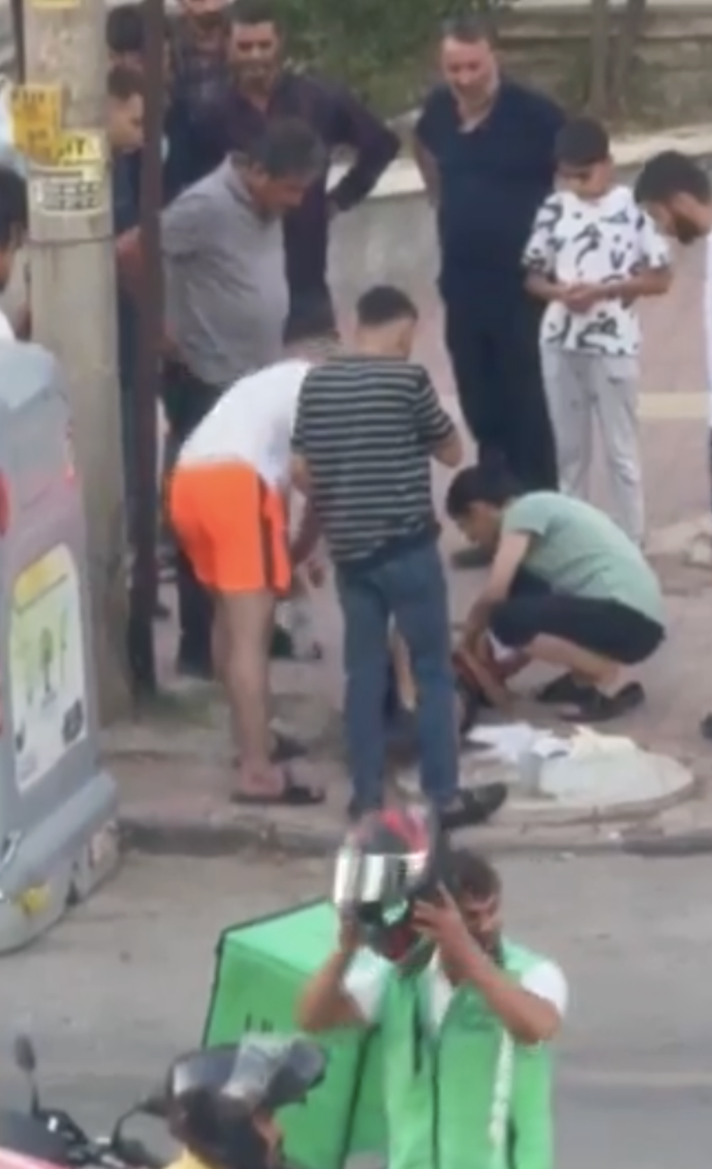 Gaziantep'te cadde karıştı