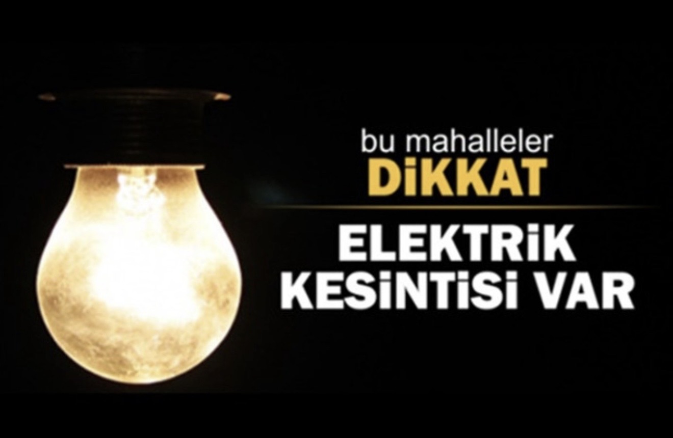 02 Ağustos 2026 Gaziantep'te Elektrikler Kesilecek