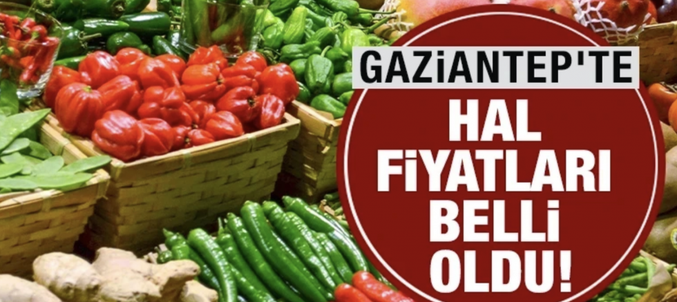 Gaziantep Hal Fiyatları 03 Ağustos 2026