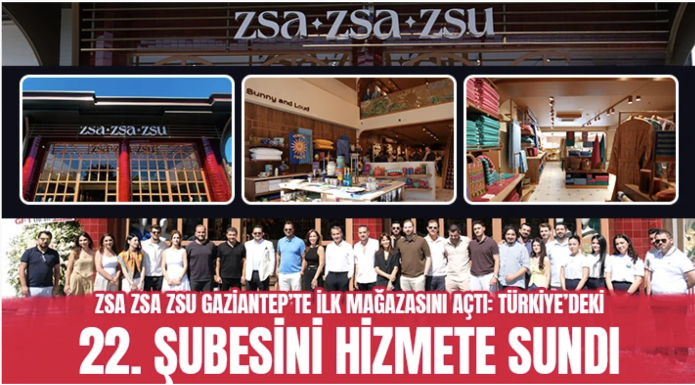 Zsa Zsa Zsu’nun Renkli Dünyası Gaziantep’te: Deneyim Odaklı Yeni Mağaza Kapılarını Açtı